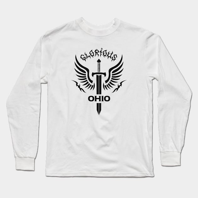 Glorious Ohio Long Sleeve T-Shirt by VecTikSam